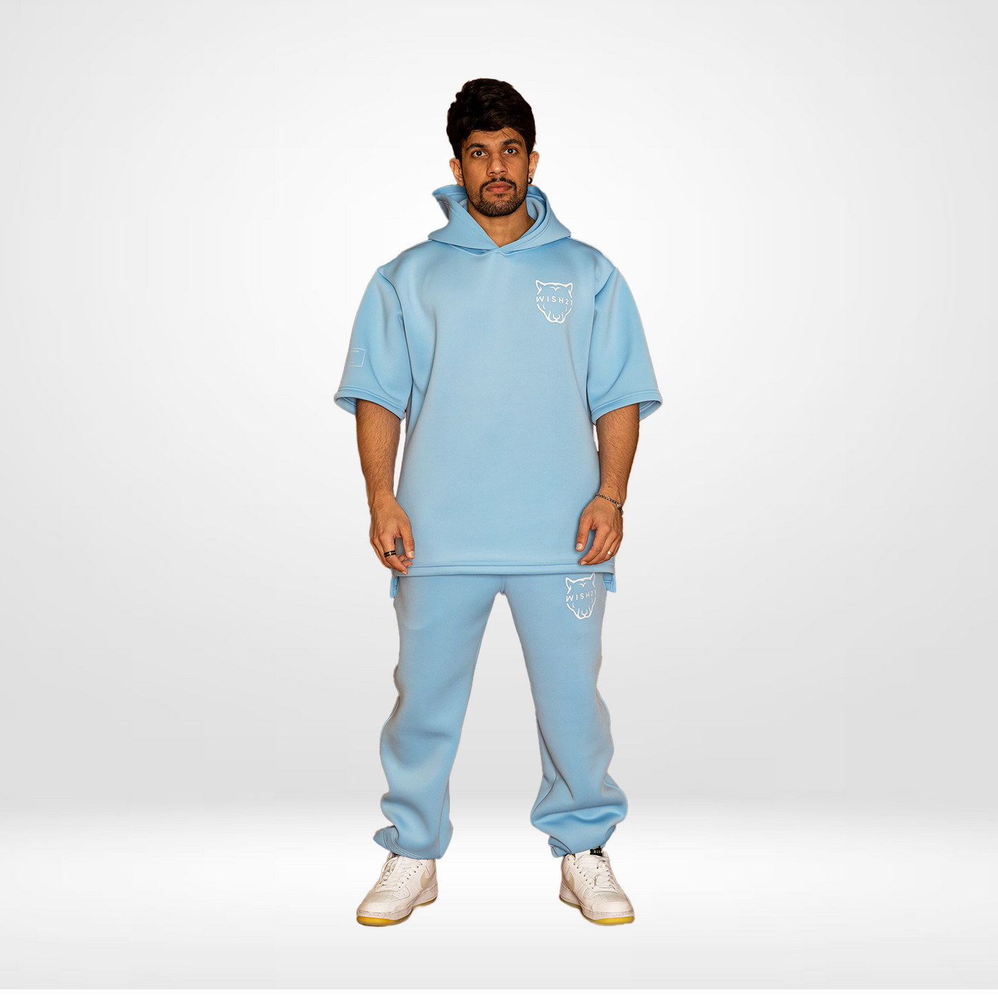 HALF SLEEVE HOODIE & PANTS SET