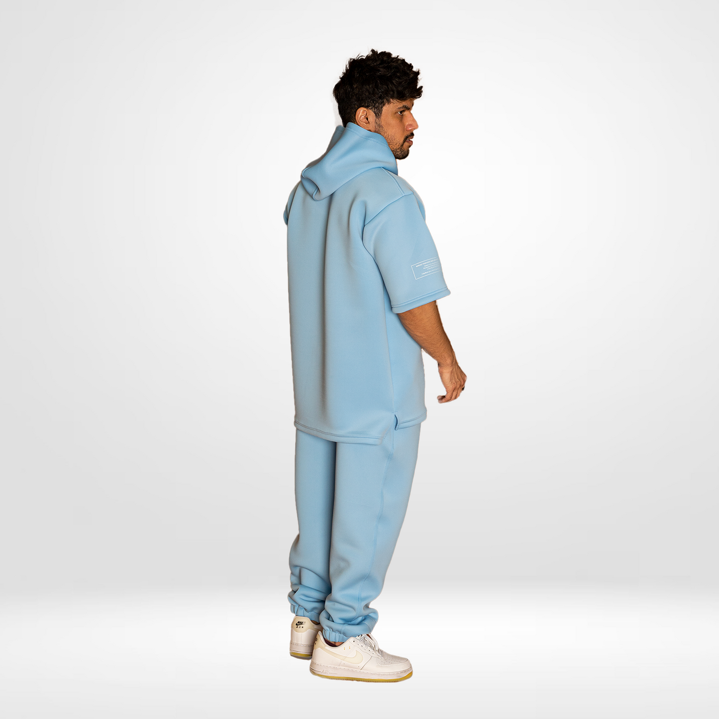 HALF SLEEVE HOODIE & PANTS SET