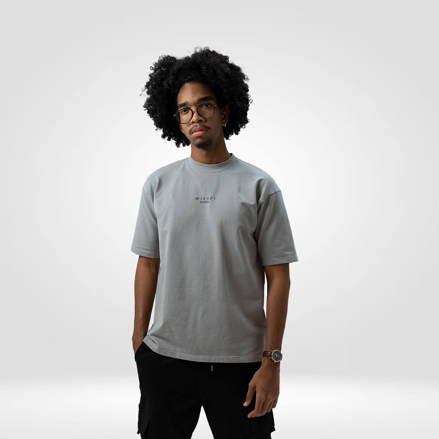 Oversized grey t shirt sale