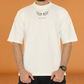 OVERSIZED T-SHIRT , BRAND NAME & WINGS PRINTED ON THE CHEST
